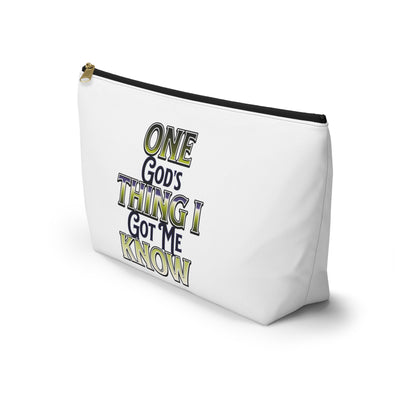 God's Got Me Accessory Pouch w T-bottom