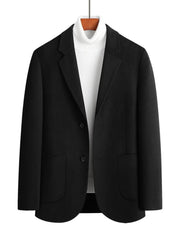Men's Wool Blend Long Sleeve Jacket