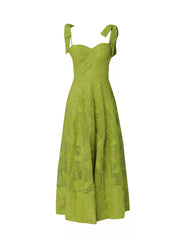Sweetheart Neck Tie-Strap Dress
