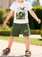 Children's Graphic T-Shirt & Shorts Set