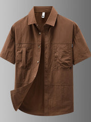 Men's Casual Lightweight Short Sleeve Shirt