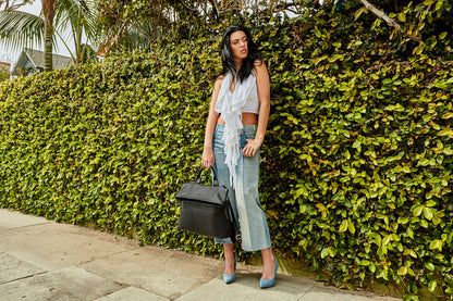 Fold N Go Leather Bag