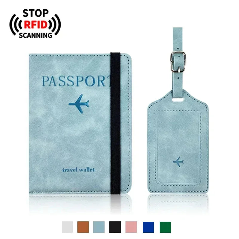 RFID Blocking Protection Travel Passport Credit Holder Cover Case
