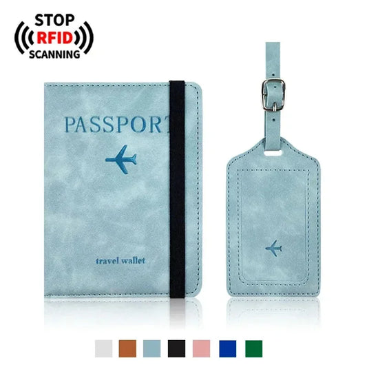 RFID Blocking Protection Travel Passport Credit Holder Cover Case
