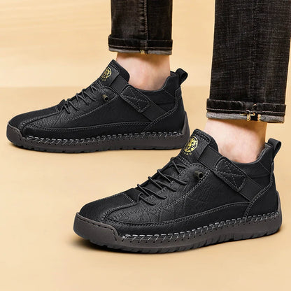 Men's Breathable Leather Ankle Boots