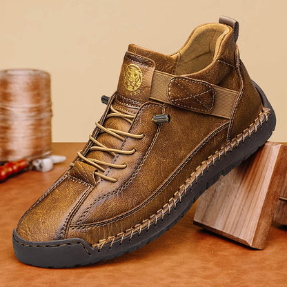 Men's Breathable Leather Ankle Boots