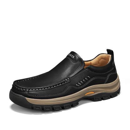 Men's Hand-Stitched Slip-On Loafers