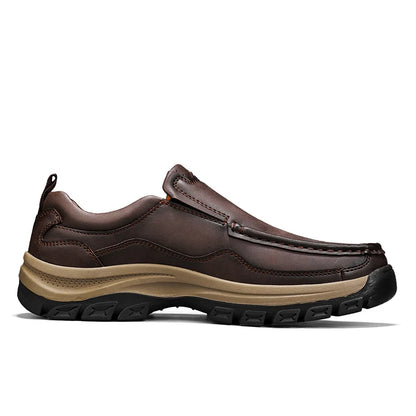 Men's Hand-Stitched Slip-On Loafers