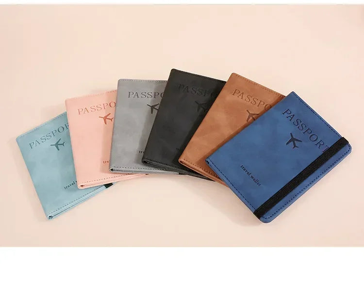 RFID Blocking Protection Travel Passport Credit Holder Cover Case