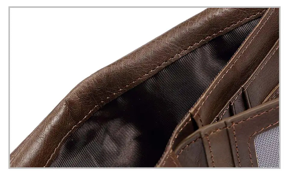 Genuine Leather Bifold Wallet
