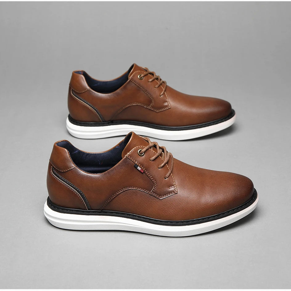 Men’s Leather Casual Business Style Dress Shoes