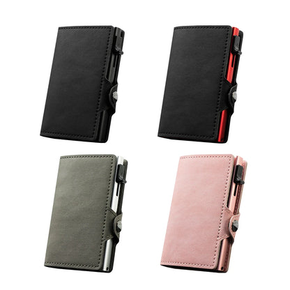 Slim Minimalist RFID Blocking Card Holder Wallet