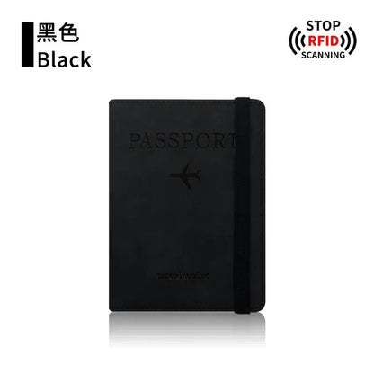 RFID Blocking Protection Travel Passport Credit Holder Cover Case