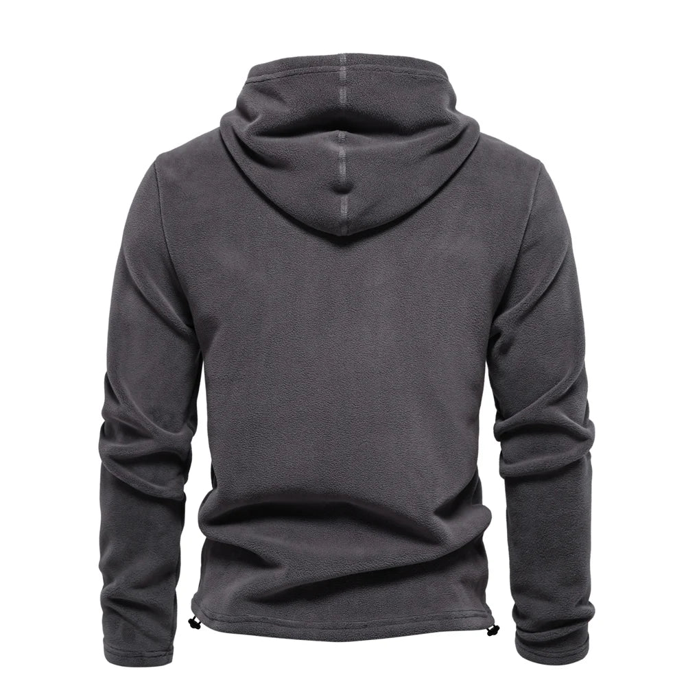 Men's Warm Fleece Pullover Hoodie