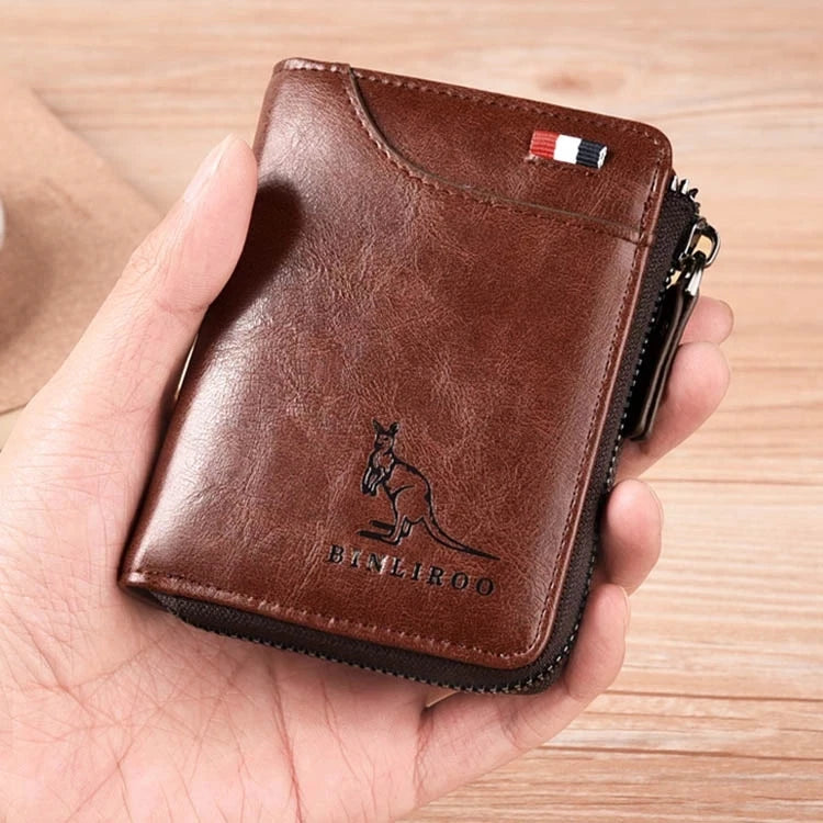 RFID Blocking Leather Wallet