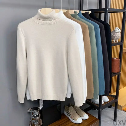 Men's Plush Velvet Knitted Sweaters