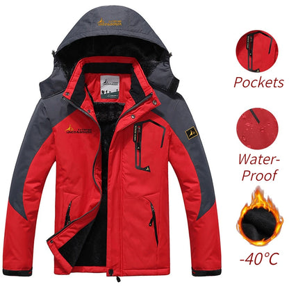 Men's Winter Parka - Thick Warm Windproof Hooded Anorak