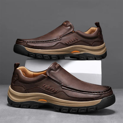 Men's Hand-Stitched Slip-On Loafers