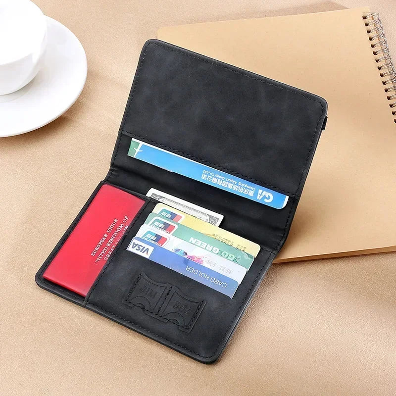 RFID Blocking Protection Travel Passport Credit Holder Cover Case