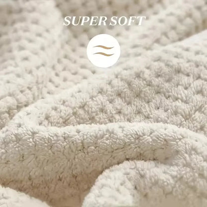 Water Absorbent Microfiber Wrap Towel with Elastic Strap