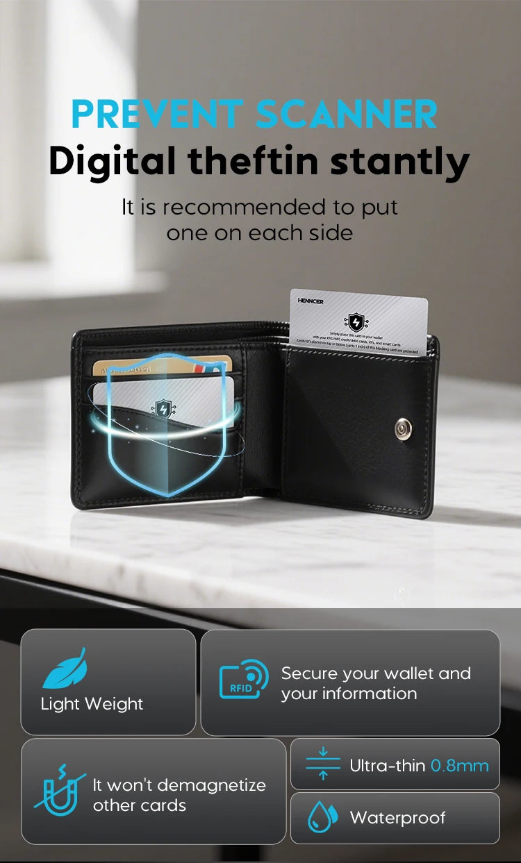 RFID Blocking Card for Credit Card Protection