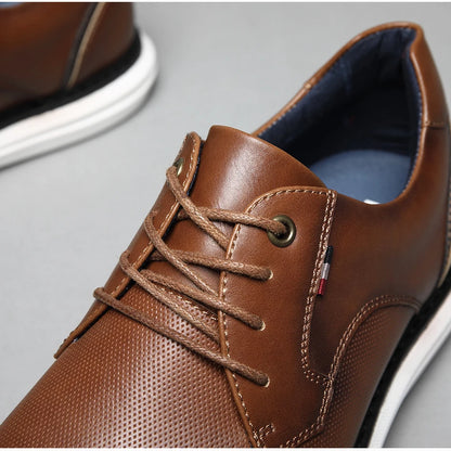 Men’s Leather Casual Business Style Dress Shoes