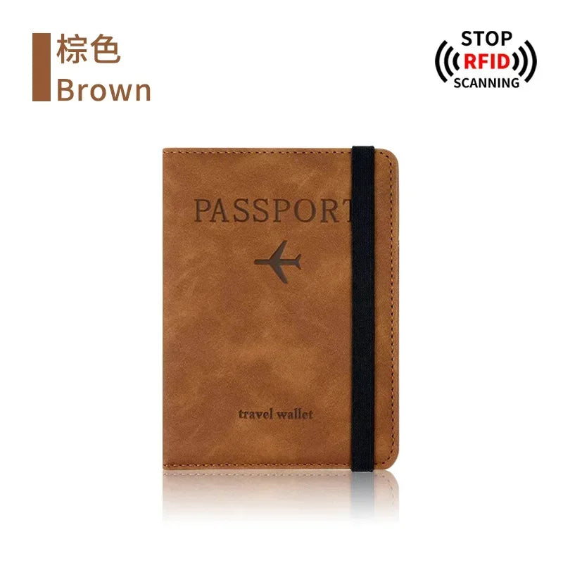 RFID Blocking Protection Travel Passport Credit Holder Cover Case