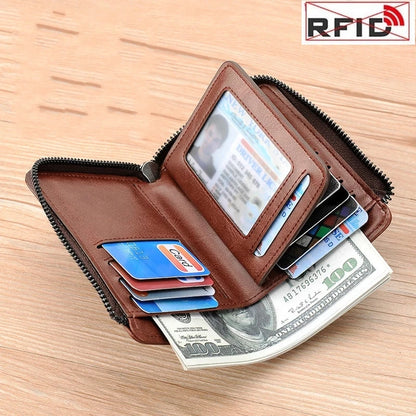 RFID Blocking Leather Wallet