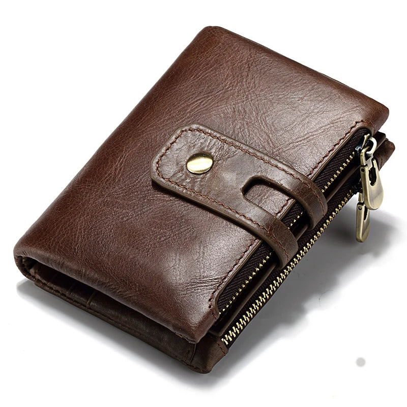 Genuine Leather Bifold Wallet