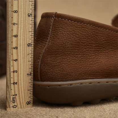 Italian Genuine Leather Men's Driving Loafers