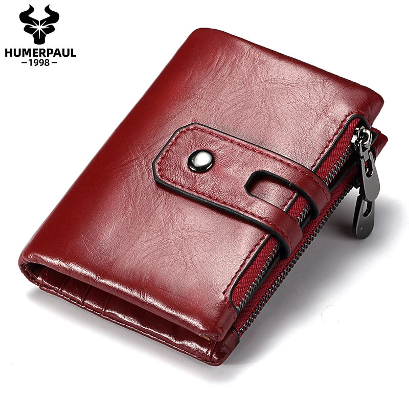 Genuine Leather Bifold Wallet