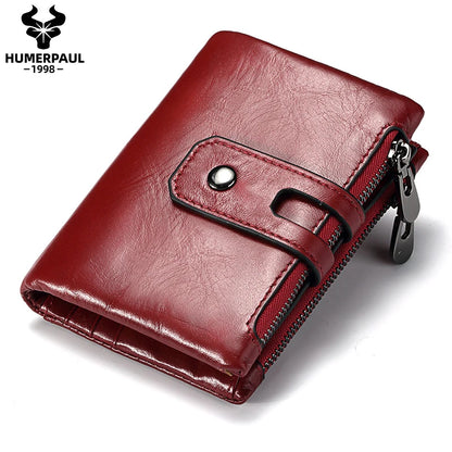 Genuine Leather Bifold Wallet