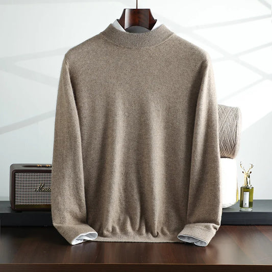 Men's 100% Cashmere Knitted Sweater