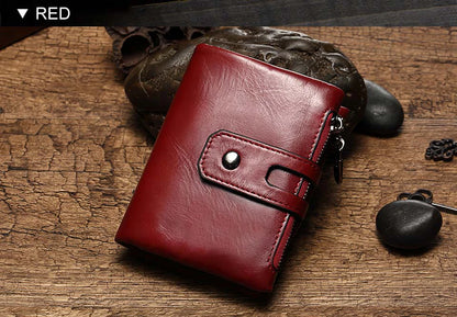 Genuine Leather Bifold Wallet