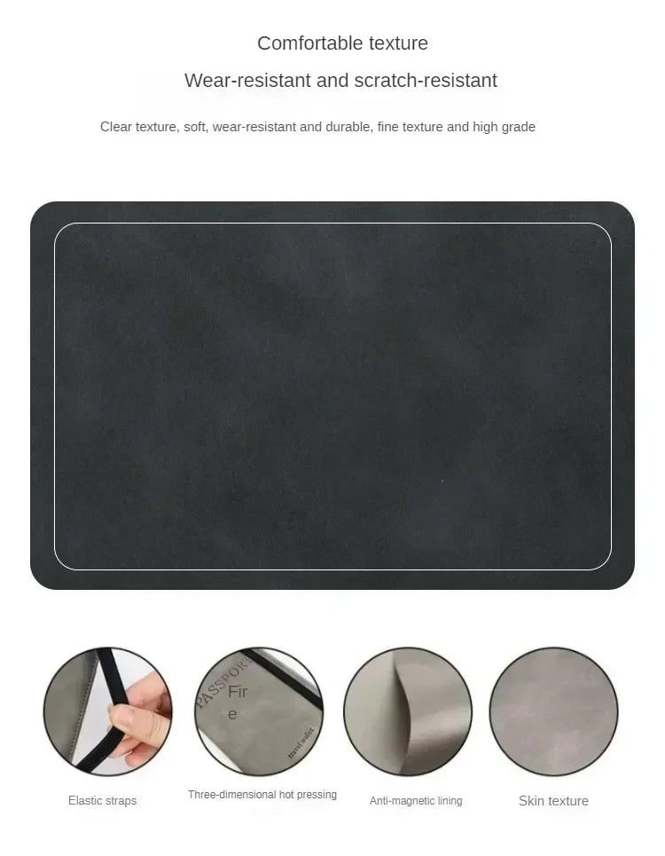 RFID Blocking Protection Travel Passport Credit Holder Cover Case