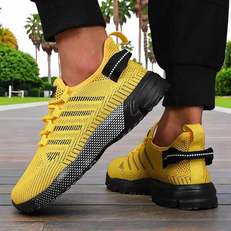 Men's Thick Sole Lightweight Breathable Sneakers