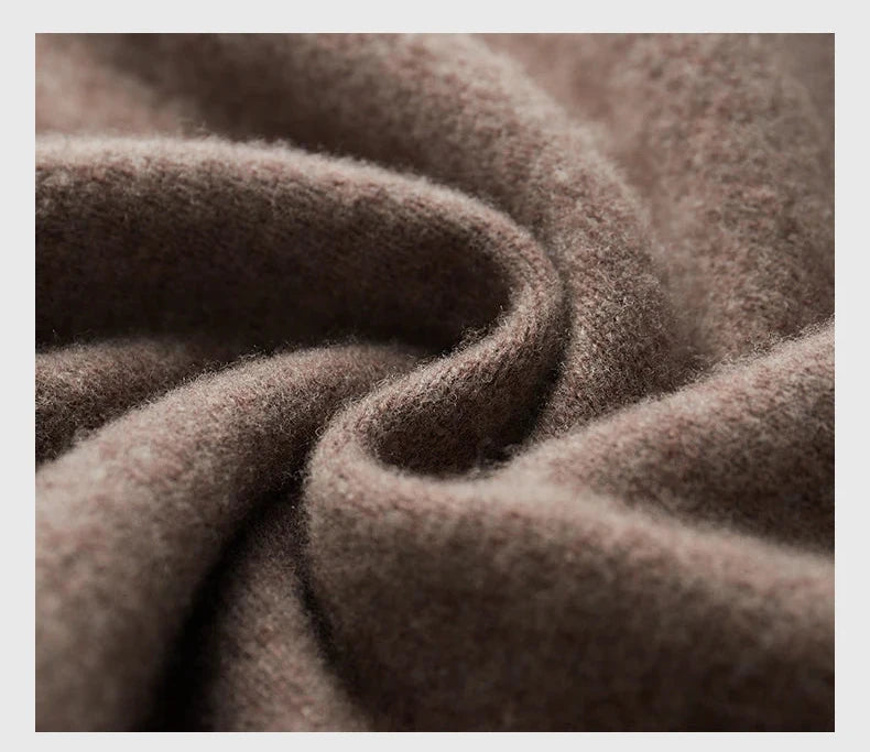 Men's Round Neck Wool Sweater