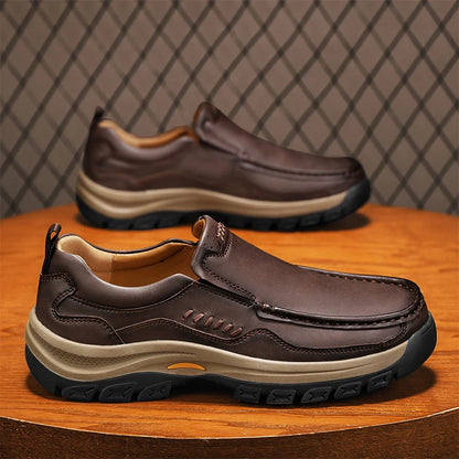 Men's Hand-Stitched Slip-On Loafers