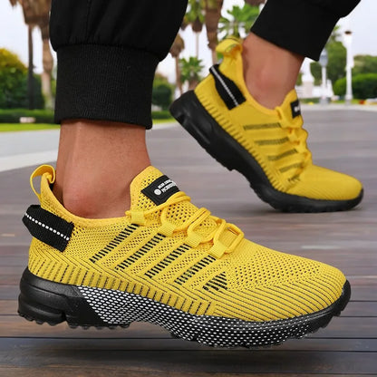 Men's Thick Sole Lightweight Breathable Sneakers
