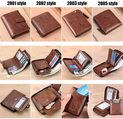 RFID Blocking Leather Wallet