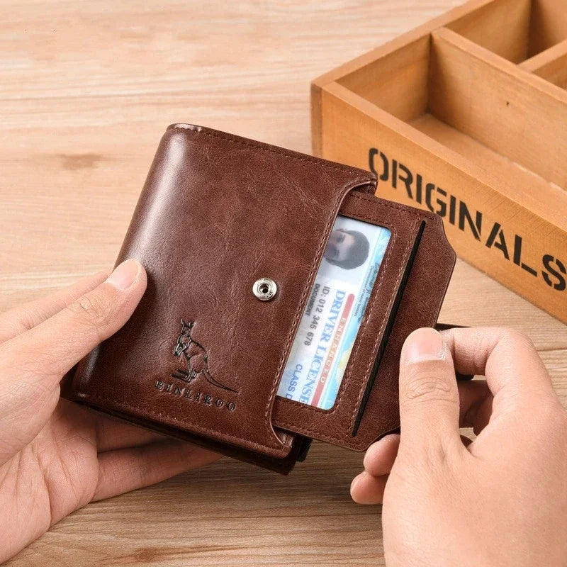 RFID Blocking Leather Wallet