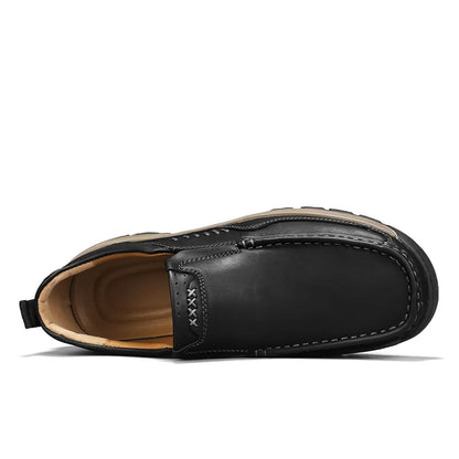 Men's Hand-Stitched Slip-On Loafers