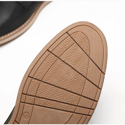 PU Leather Casual Lace-Up Shoes