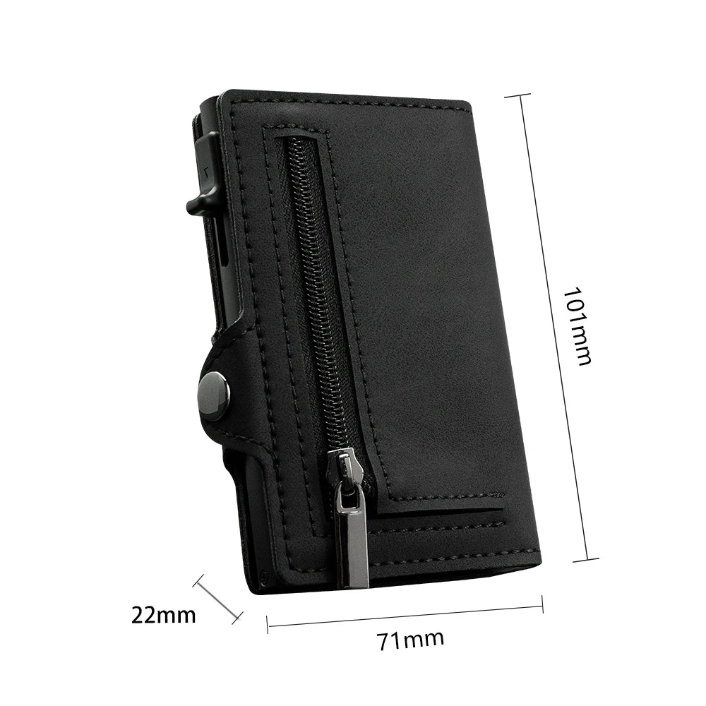 Slim Minimalist RFID Blocking Card Holder Wallet