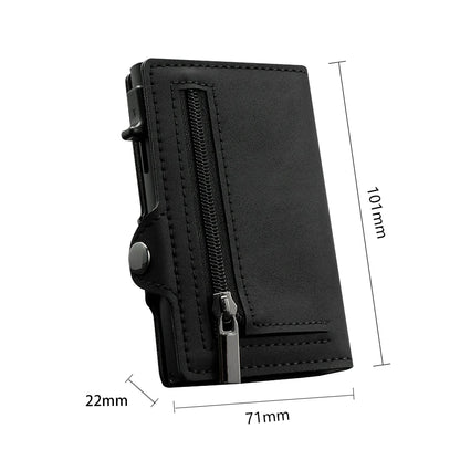 Slim Minimalist RFID Blocking Card Holder Wallet
