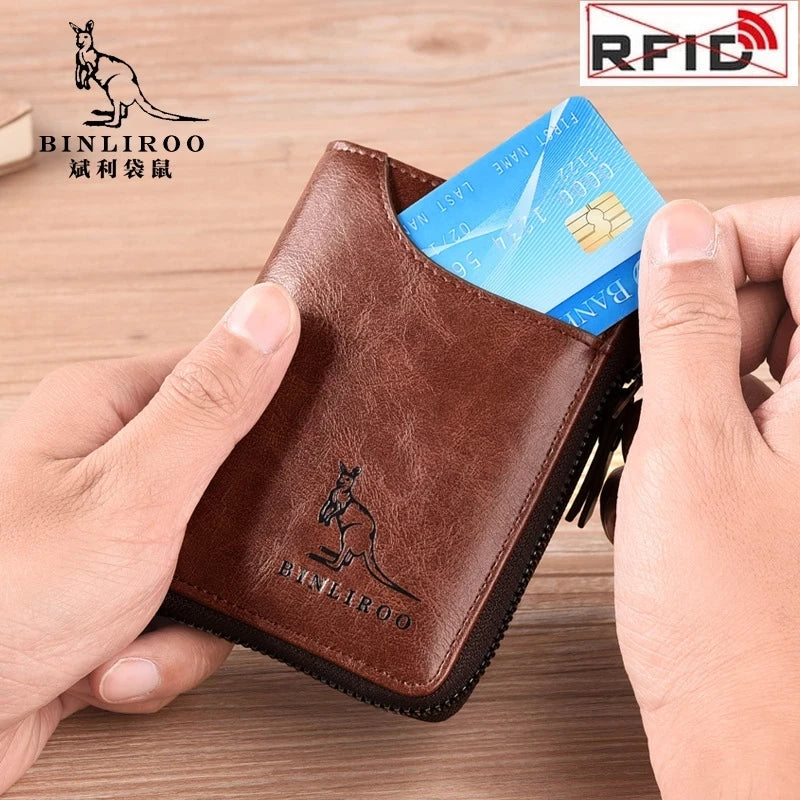 RFID Blocking Leather Wallet