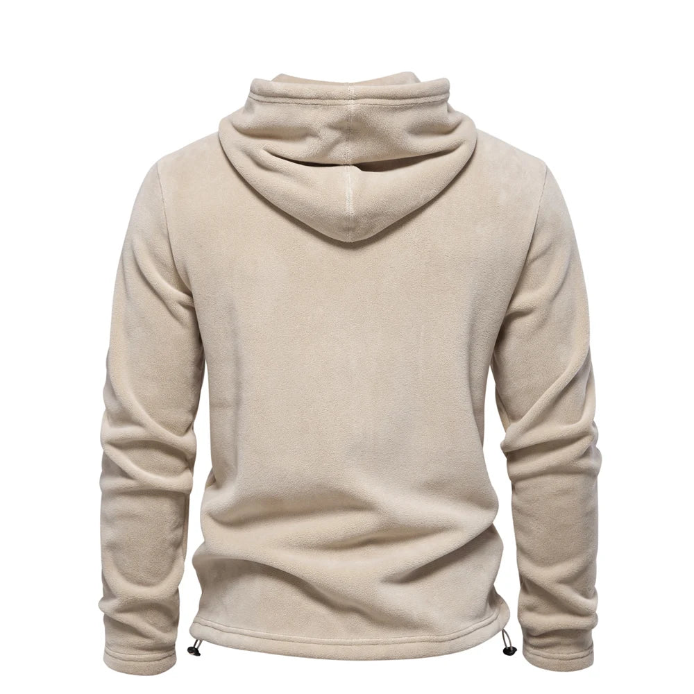 Men's Warm Fleece Pullover Hoodie