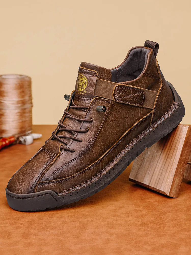 Men's Breathable Leather Ankle Boots
