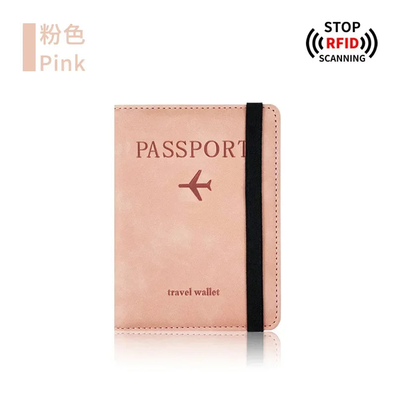 RFID Blocking Protection Travel Passport Credit Holder Cover Case