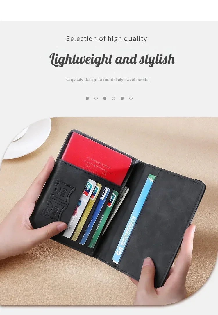 RFID Blocking Protection Travel Passport Credit Holder Cover Case